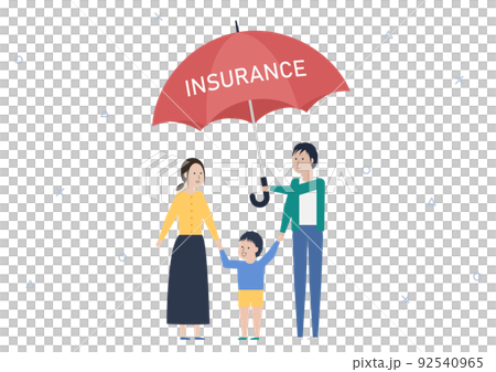 Illustration material of life insurance to protect the family Illustration material of life insurance to protect the family 92540965