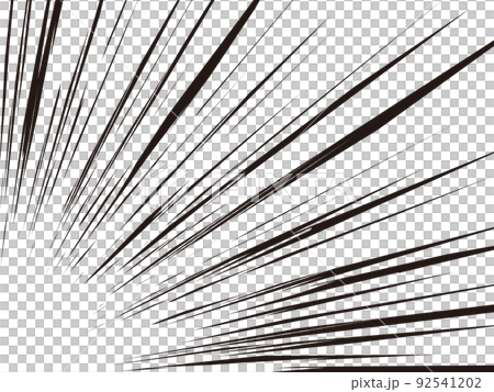 集中線5(黑色) 集中線5(黑色) 92541202