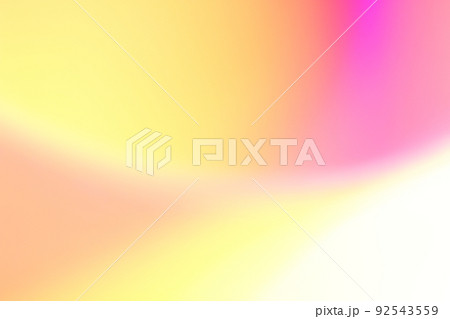 ピンク・黄・オレンジ色背景 緩やかなライン・曲線 ピンク・黄・オレンジ色背景 緩やかなライン・曲線 92543559