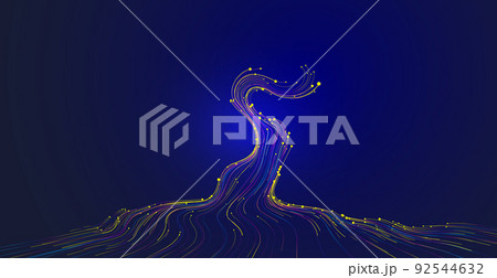 並ぶ 線 罫 92544632