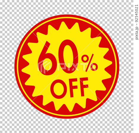 スーパーマーケット・食料品店向けの円形販促用ステッカーイラスト(英語) / 60%off スーパーマーケット・食料品店向けの円形販促用ステッカーイラスト(英語) / 60%off 92545021