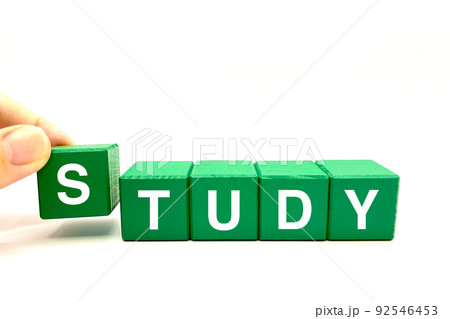 study　勉強の文字イメージ 92546453