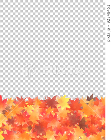 Stacked maple leaves (vertical) 92548451