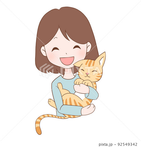 猫と遊ぶ 92549342