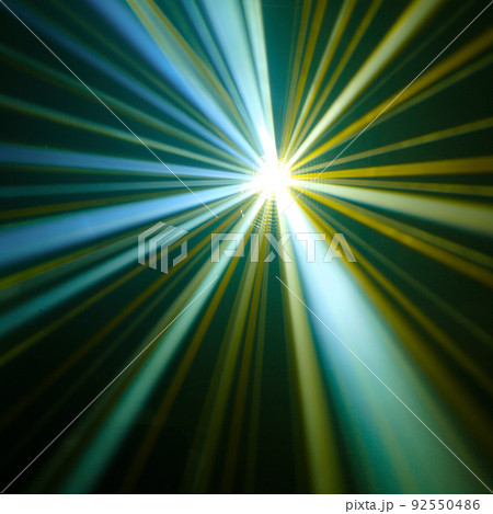 Disco ball with rays in haze Disco ball with rays in haze 92550486