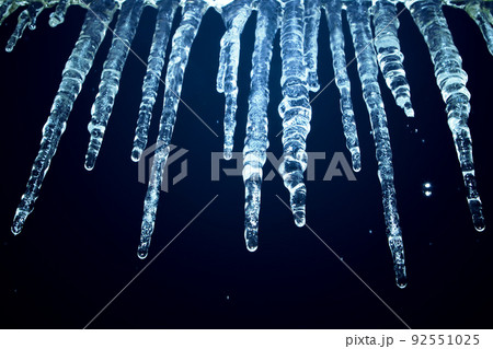 icicles at night icicles at night 92551025