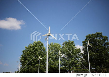 風車　風力発電 92551029