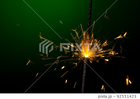 burning sparkler 92551423