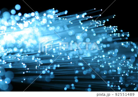 abstract view of fiber optics 92551489