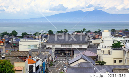 島原城からの島原駅方向1 92554586