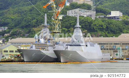 長崎造船所での就役前のもがみ型護衛艦1 92554772