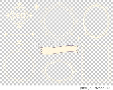 古董框架套裝奶油 古董框架套裝奶油 92555078