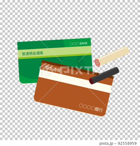 銀行存摺和印章 銀行存摺和印章 92558959