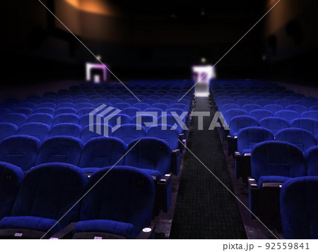 上映前の映画館 上映前の映画館 92559841