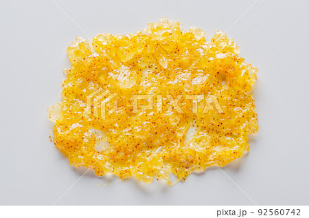 A sample of a body scrub. Cosmetic product for rejuvenation and regeneration of the skin. A sample of a body scrub. Cosmetic product for rejuvenation and regeneration of the skin. 92560742