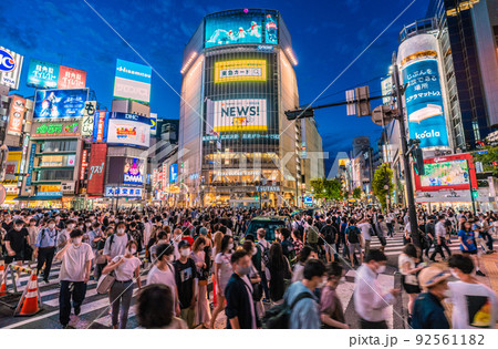 日本の東京都市景観 20万9694人全国で過去最多。悪夢BA.5…渋谷は脅威の大人流…＝7月27日 92561182