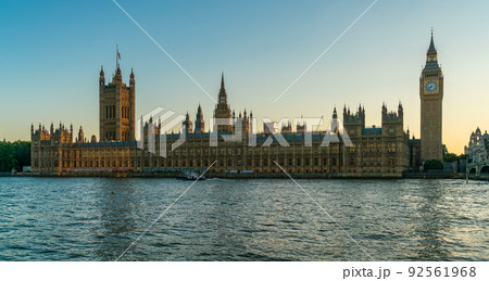The Houses of Parliament, Big Ben by The River Thames, London, England The Houses of Parliament, Big Ben by The River Thames, London, England 92561968
