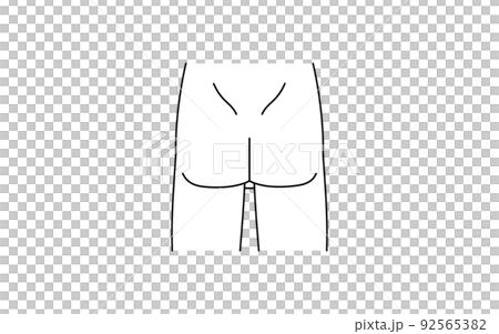 メンズ脱毛、Oライン、裸体 92565382