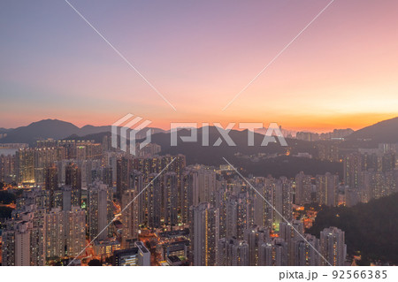 the Twilight of TKO district at Hong Kong 1 May 2022 the Twilight of TKO district at Hong Kong 1 May 2022 92566385