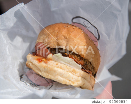 しいたけバーガー　和歌山県田辺市龍神村 92566654