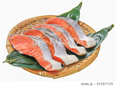 紅鮭切身ザル盛 92567176