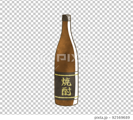 焼酎の瓶 92569689