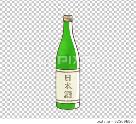 日本酒の瓶 92569690