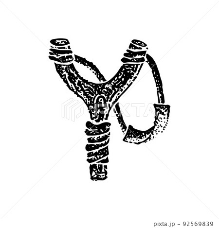 Slingshot Wooden Dotwork Slingshot Wooden Dotwork 92569839