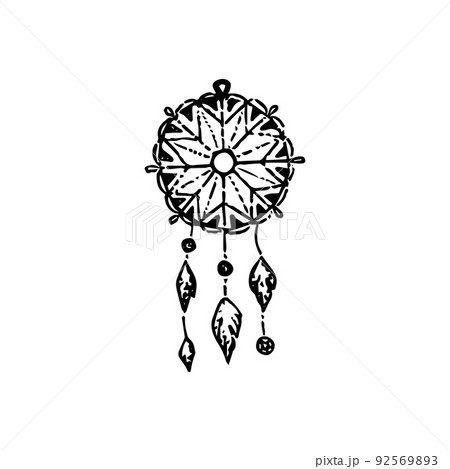 Dreamcatcher Black Dotwork 92569893