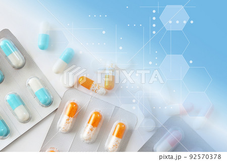 医療・研究コンセプト 飲み薬 医療・研究コンセプト 飲み薬 92570378