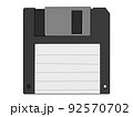 可燃ゴミのフロッピーディスク 92570702