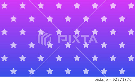 16:9 グラデーション背景素材　星　マジックアワー 92571376