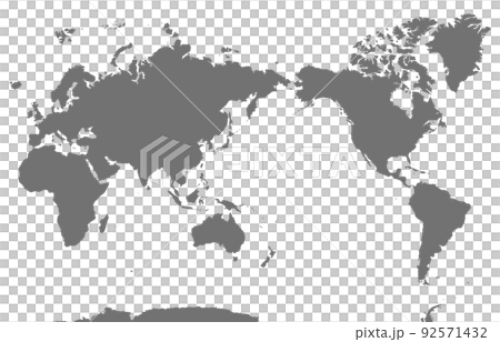世界地圖，六大洲，太平洋 92571432