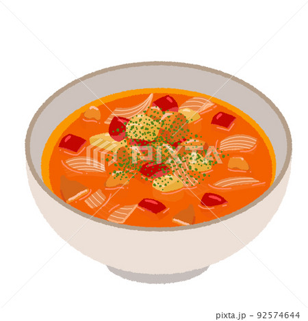 ミネストローネのイラスト ミネストローネのイラスト 92574644