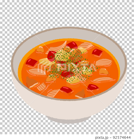 ミネストローネのイラスト ミネストローネのイラスト 92574644