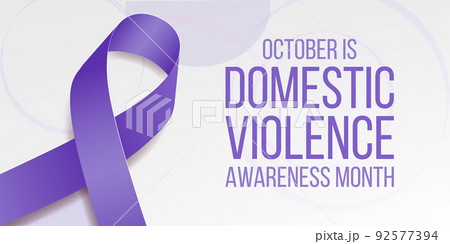 Domestic Violence Awareness Month concept. Domestic Violence Awareness Month concept. 92577394