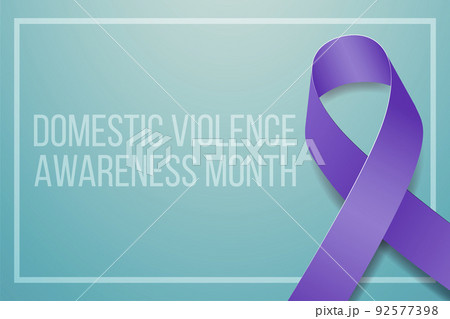 Domestic Violence Awareness Month concept. 92577398