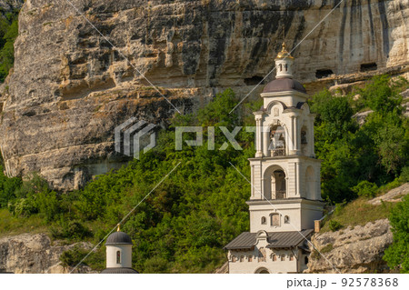 Ancient city chufut cave bakhchisaray road crimea medieval fortress stone, for sunny building for tourism for rock tree, limestone karaite. View ruins crimean, Ancient city chufut cave bakhchisaray road crimea medieval fortress stone, for sunny building for tourism for rock tree, limestone karaite. View ruins crimean, 92578368