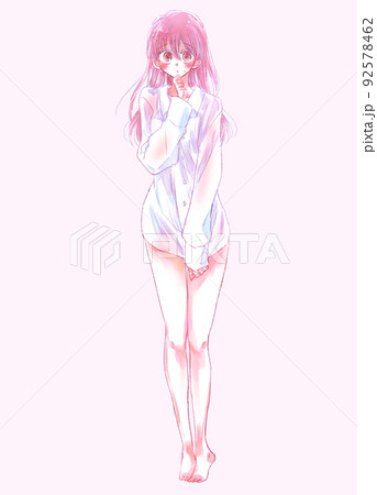 彼シャツの女性 彼シャツの女性 92578462