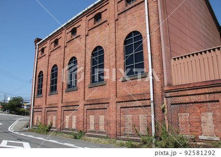 阪神電鉄旧尼崎発電所(レトロな赤レンガ建築)　兵庫県尼崎市 92581292