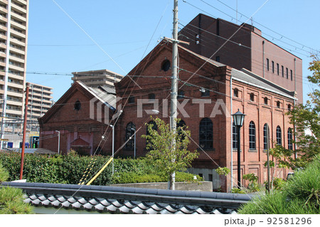 阪神電鉄旧尼崎発電所(レトロな赤レンガ建築) 兵庫県尼崎市 阪神電鉄旧尼崎発電所(レトロな赤レンガ建築) 兵庫県尼崎市 92581296