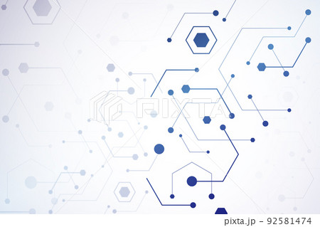背景素材 サイエンスイメージ 背景素材 サイエンスイメージ 92581474