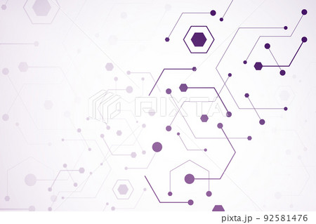 背景素材　サイエンスイメージ 92581476