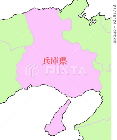 兵庫県　ピンク 92582733