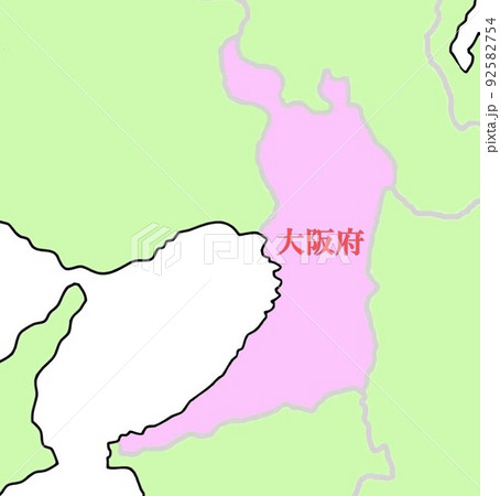 大阪府　ピンク 92582754