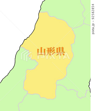 山形県　黄 92582854