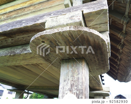 ＜登呂遺跡＞高床式倉庫のねずみ返し 92582930