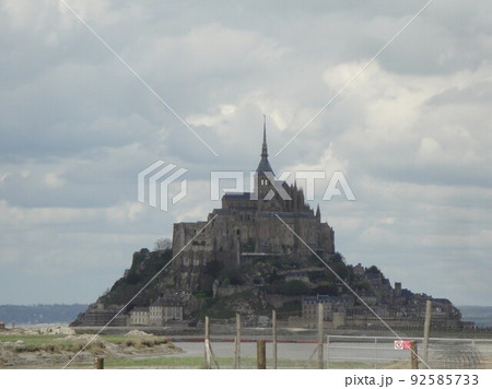 モンサンミッシェル全景【フランス】 モンサンミッシェル全景【フランス】 92585733