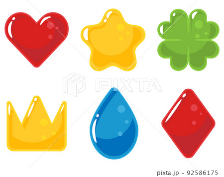 ぷるぷるアイコン6種セット 92586175