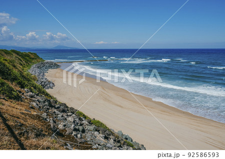 Marbella beach in Biarritz, France 92586593